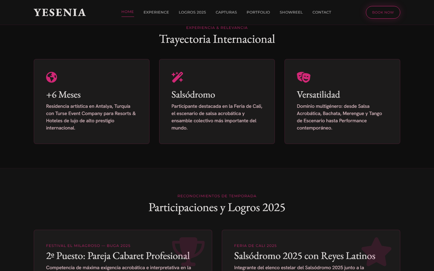 Trayectoria internacional: residencia en Turquía, Salsódromo de Cali y versatilidad de estilos